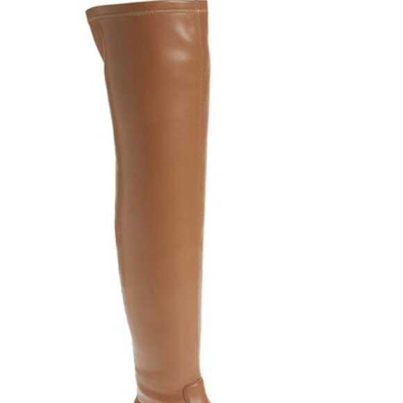 NEW Jeffrey Campbell Tanked Knee High Women's Brown Boots Size 7 Boho - Picture 2 of 14